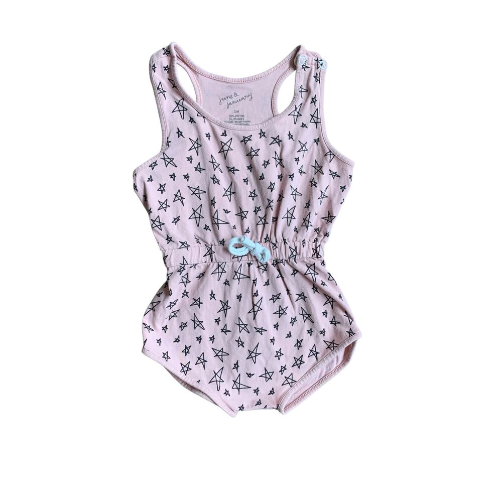 June & January Star Tank Romper 3/4 Years